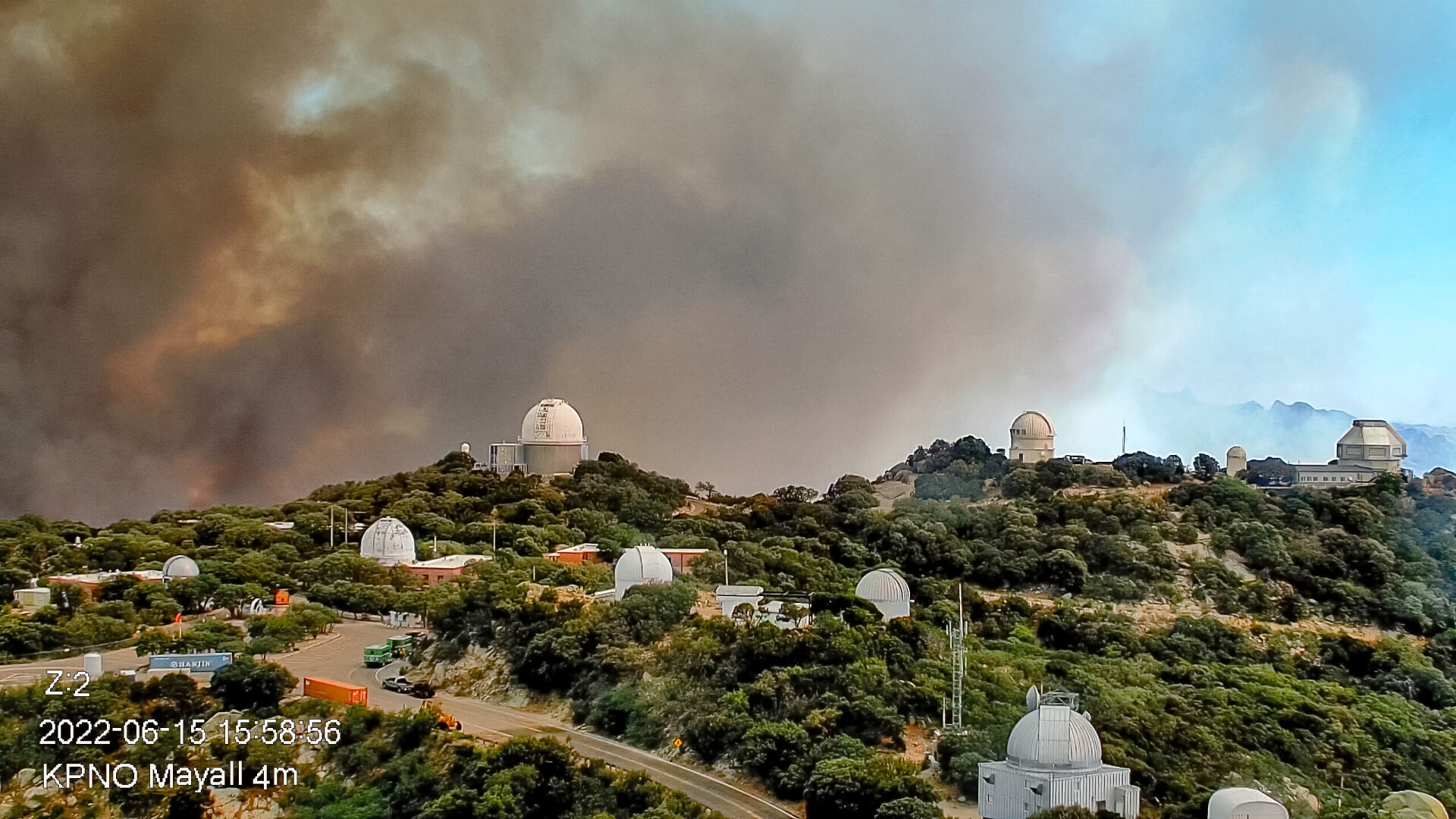Contreras Fire, Kitt Peak National Observatory, 2022